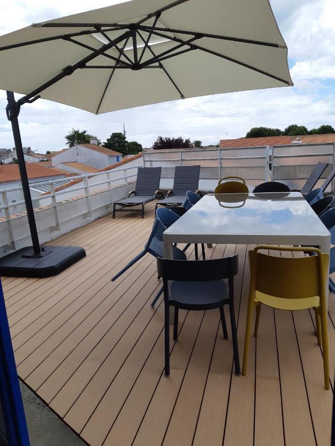 Appart Pour 8 Au Coeur De Noirmoutier - Terrasse 외부 사진