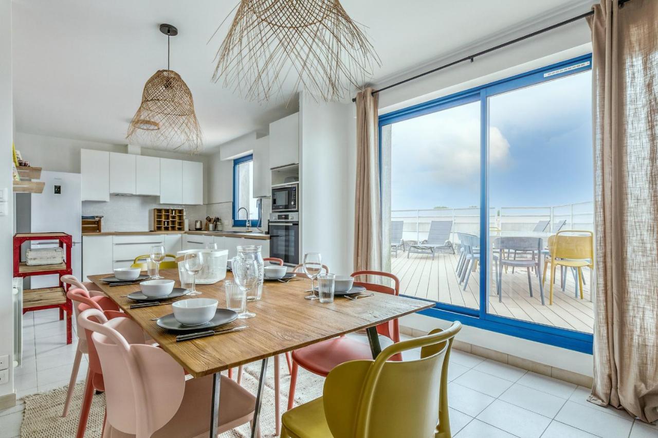 Appart Pour 8 Au Coeur De Noirmoutier - Terrasse 외부 사진