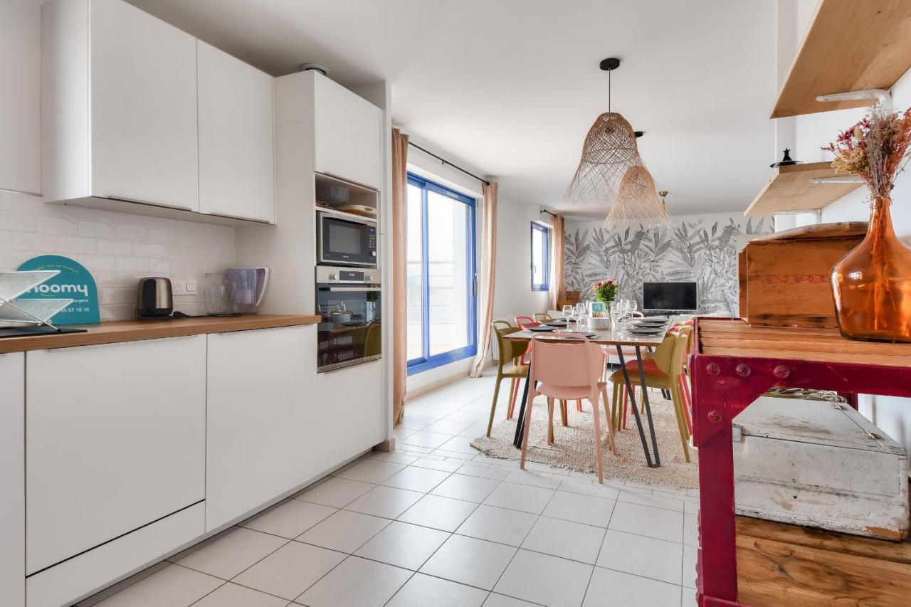 Appart Pour 8 Au Coeur De Noirmoutier - Terrasse 외부 사진