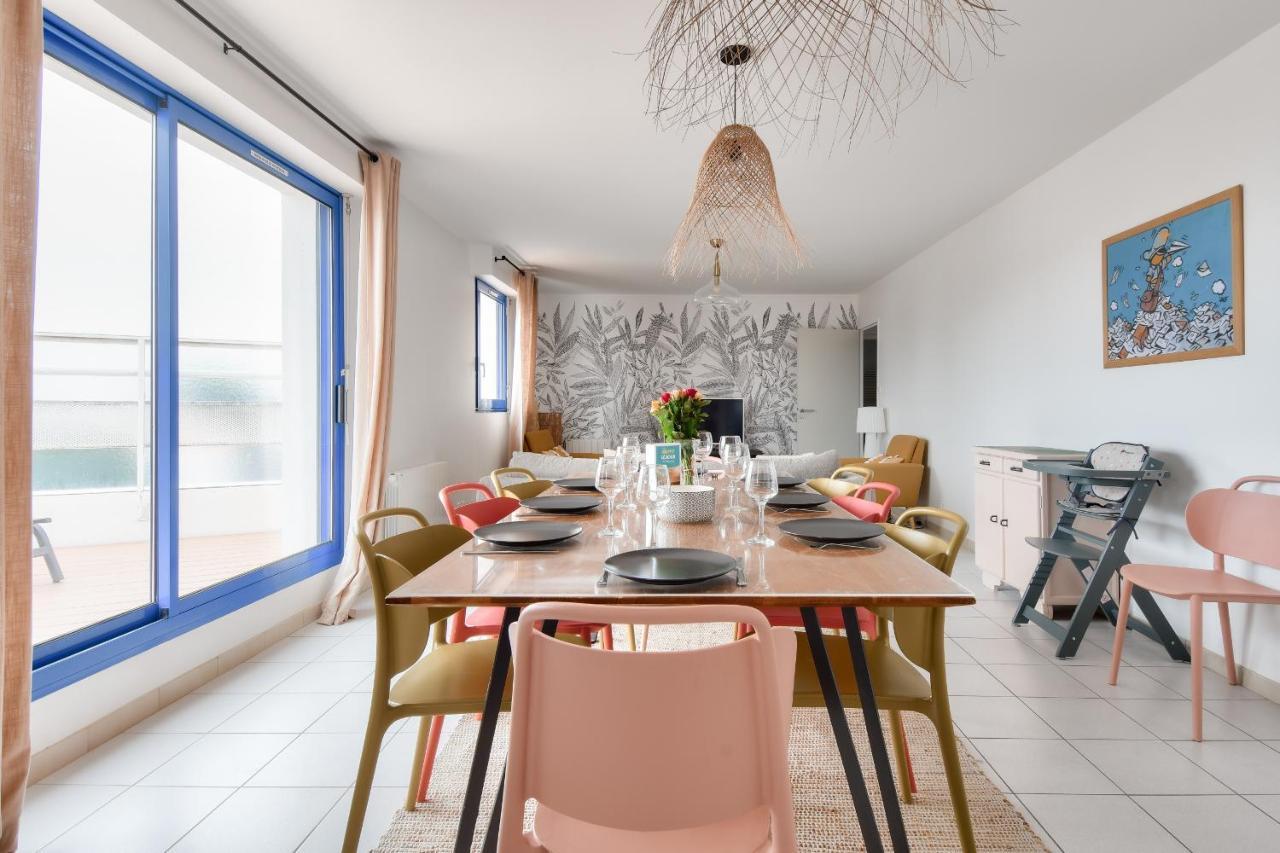 Appart Pour 8 Au Coeur De Noirmoutier - Terrasse 외부 사진